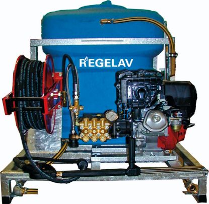 Image de Nettoyeur haute pression thermique pour véhicule , cuve 500 l, 200-250 bars,  GA340-390/500