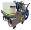 Image de COMBIMOUSS : Nettoyeur haute pression Agro-alimentaire de 60 à 170 bars triphasé  4 roues couplé à un système mousse et désinfection