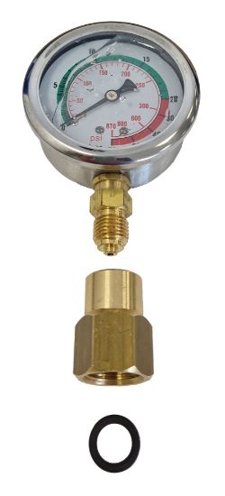 Manomètre Pression Air 0-5 PSI Pour Kayak Gonflable - Connexion Directe Au Bateau - Robuste, étanche - Pour Pompe Manuelle