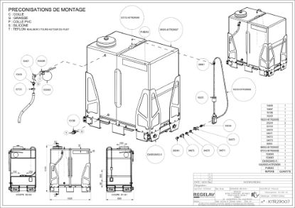 Kit cuve à eau 500L sur châssis pour nettoyeur embarqué GA200