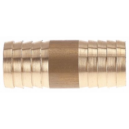 Embout cannelé double BP Ø19 Ø19 laiton