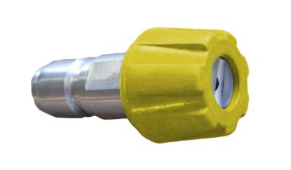 Coupleur mâle AKBO inox et buse 6520 + protection jaune