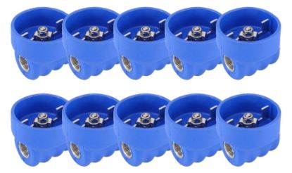 Vanne MP 60 Bar F1/2 F1/2 + protection bleue - 10 pièces