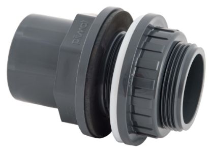 Passe cloison BP M3/4" PVC