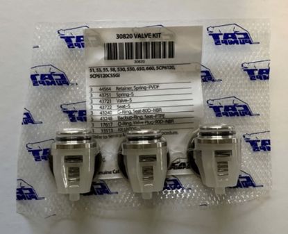 Kit 3 clapets et joints pour pompe CAT 7PFR 15PFR 5CP