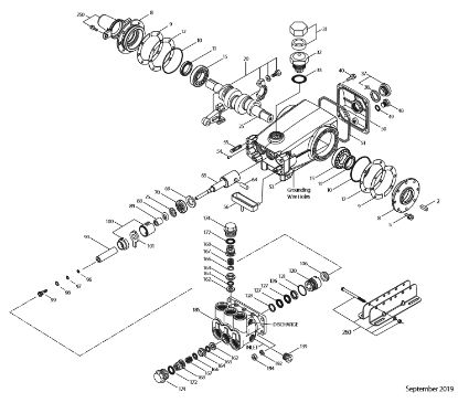 Kit joints de piston Ø18 pour pompe CAT 640