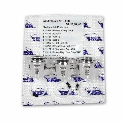 Kit 3 clapets et joints pour pompe CAT 56-57-59-60