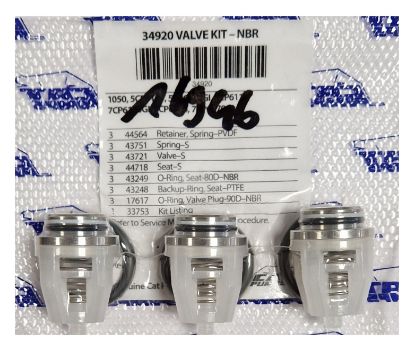 Kit 3 clapets et joints pour pompe CAT 1050 5CP 7CP