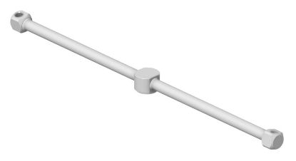 Bras de lavage tournant Ø600 2 porte buses F1/8 0° inox