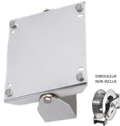 Support pivotant pour enrouleur auto 35 m en 1/2 inox