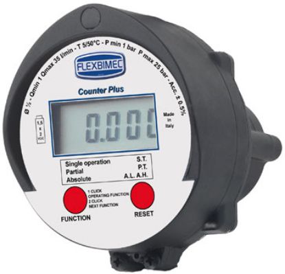 Compteur d'eau digital totaliseur 20bar 30l/min 2 x F1/2