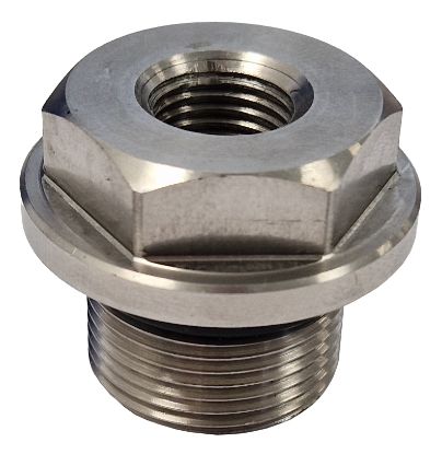 Bouchon percé F1/4 de culasse pour pompe HAWK NMT NPM MT PM