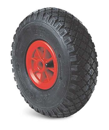 Roue Ø 400 - Ø 25 gonflage noire