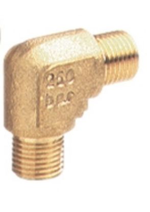 Coude 90° HP réduit MBSP1/2 MBSP3/8 laiton