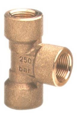 Té HP F3/8 F3/8 F3/8 laiton