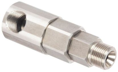 Raccord tournant 90° MR-I pour enrouleur T52 - MBSP3/8 F3/8 inox