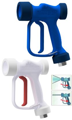 Pistolet BP RB65 24 bar 60 l/min F1/2 bleu laiton