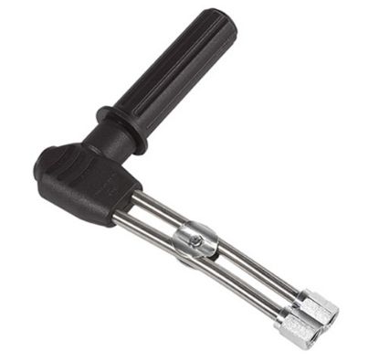 Lance double courte LD7 250 mm F1/4 - 2 x FNPT1/4 inox