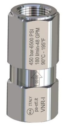 Clapet anti-retour VNR HP F3/8 F3/8 inox