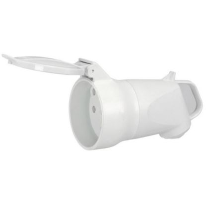 Prolongateur 32A 400V 3P+N+T à sortie coudée plastique