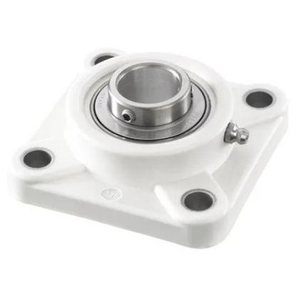 Palier applique 4 trous Ø25 inox résine