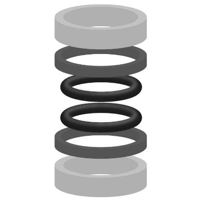 Kit joints pour raccord tournant 90° ST-320 d'enrouleur