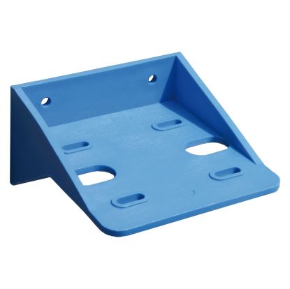 Support mural pour corps de filtre PVC bleu