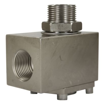 Raccord tournant pour enrouleur entrée 3/4 - M3/4 F3/4 inox