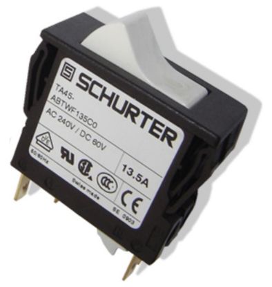 Interrupteur à bascule blanc 240V 13.5A pour nettoyeur KRANZLE