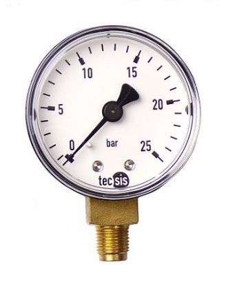 Manomètre radial 0-25 Bar Ø50 M1/8 pour chaudière KRANZLE