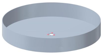 Kit capot aluminium (bras de lavage Ø600) pour nettoyeur stationnaire NSE200