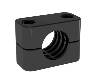 Collier rigide polypropylène pour tube Ø17.2 mm