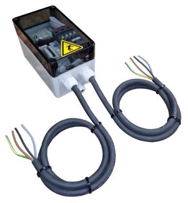 Kit boîtier arrêt-auto Temporisé câblé 400V