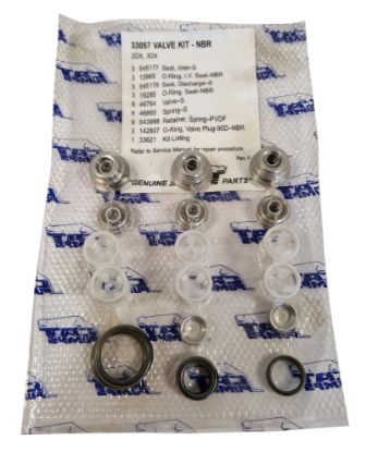 Kit 3 clapets et joints pour pompe CAT 2DX-3DX