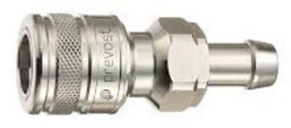 Coupleur femelle à passage libre PREVOST ELS cannelé Ø19 laiton