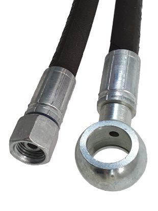 Flexible DN6 HP 2T noir 0,51m F1/4 F-BANJO - KL MAER