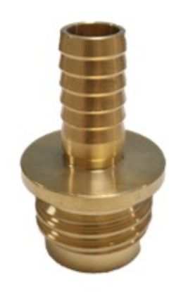 Embout cannelé GFR mâle DN20 - Ø19 bronze