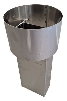 Adaptateur de conduit de cheminée Ø150 pour nettoyeur mobile MAER KL