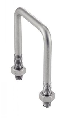 Etrier fileté pour tube carré 30x30 mm inox
