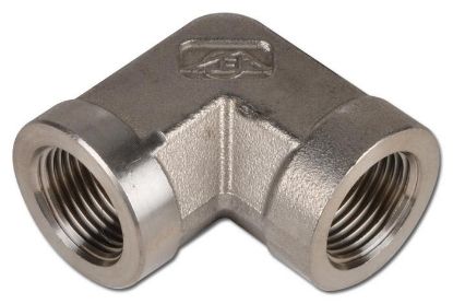 Coude 90° HP F3/8 F3/8 inox