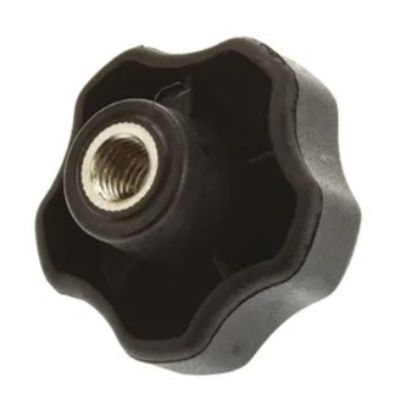 Bouton de serrage noir Ø40 M8x12 laiton