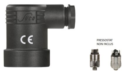 Connecteur pour pressostat à membrane 0.5-5 Bar M1/4 inox