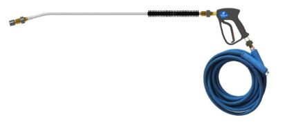 Kit lance 900 complet 200bar 21l/min Flexible DN10 bleu 10m