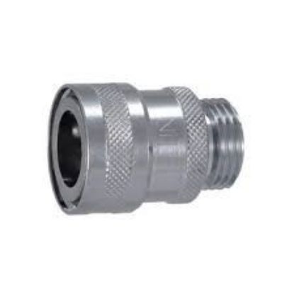 Coupleur femelle à billes AKBO NITO M1/2 laiton chromé