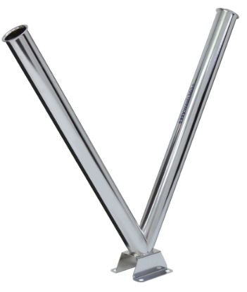 Double fourreau de lances Ø60 au sol (surélevé) inox EASYWASH365+