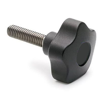 Bouton de serrage noir Ø40 M8x30 inox