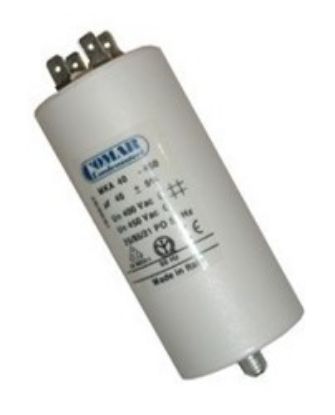 Condensateur permanent à cosses 80µF 450V