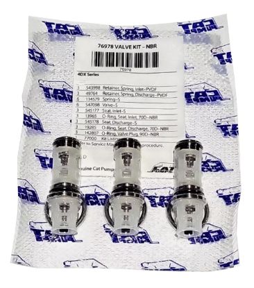 Kit 6 clapets et joints pour pompe CAT 4DX