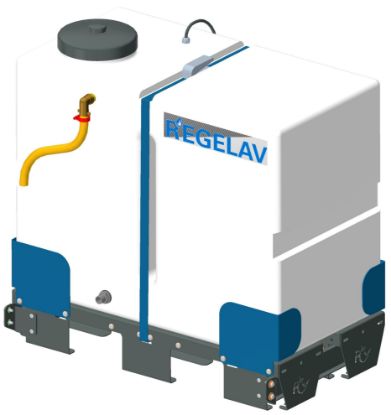 Kit cuve à eau 300L sur châssis pour nettoyeur embarqué GA200