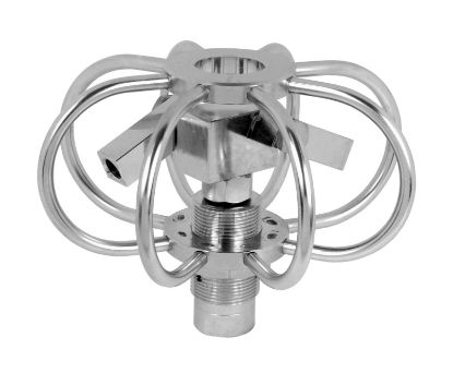 Tête de lavage THYR-2s Ø150 F3/8 2 porte buses F1/8 inox